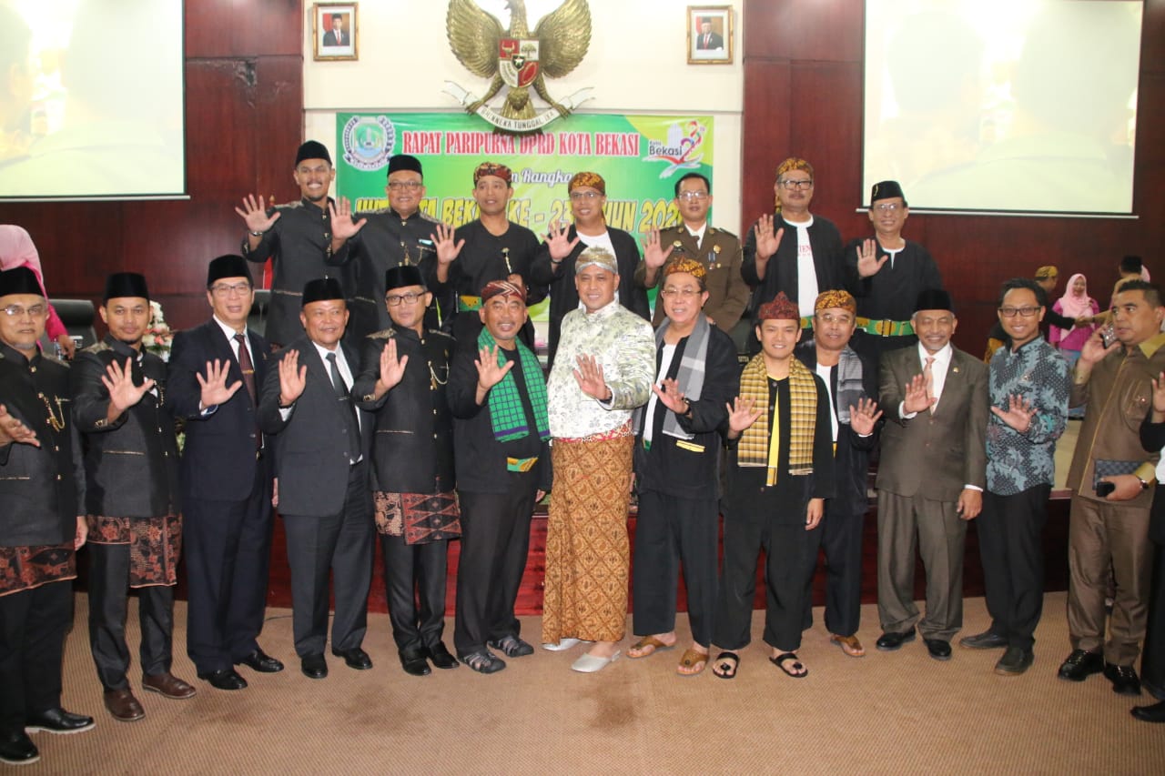 Kegiatan Rangkaian HUT Kota Bekasi ke-23 DPRD Kota Bekasi Rapat Istimewa Paripurna HUT Kota Bekasi ke 23