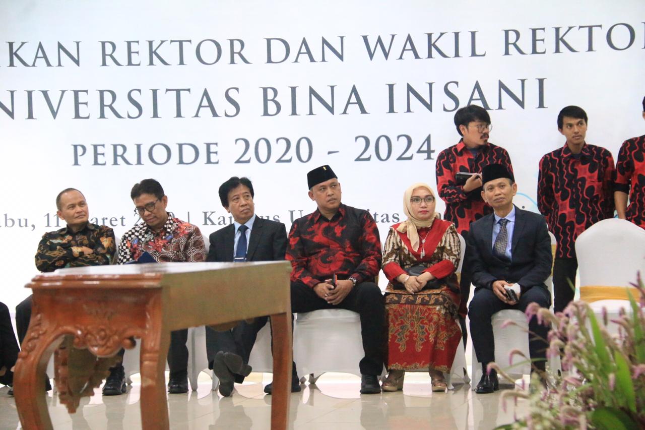Wakil Wali Kota Bekasi Tri Adhianto hadiri Pelantikan Rektor dan Wakil Rektor Universitas Bina Insani
