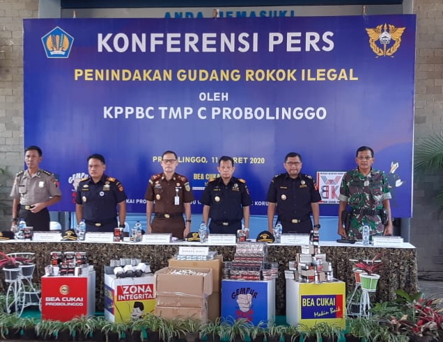 Bea Cukai Probolinggo Berhasil Amankan 339 Karton Setara 2.469.500 Batang Rokok Ilegal