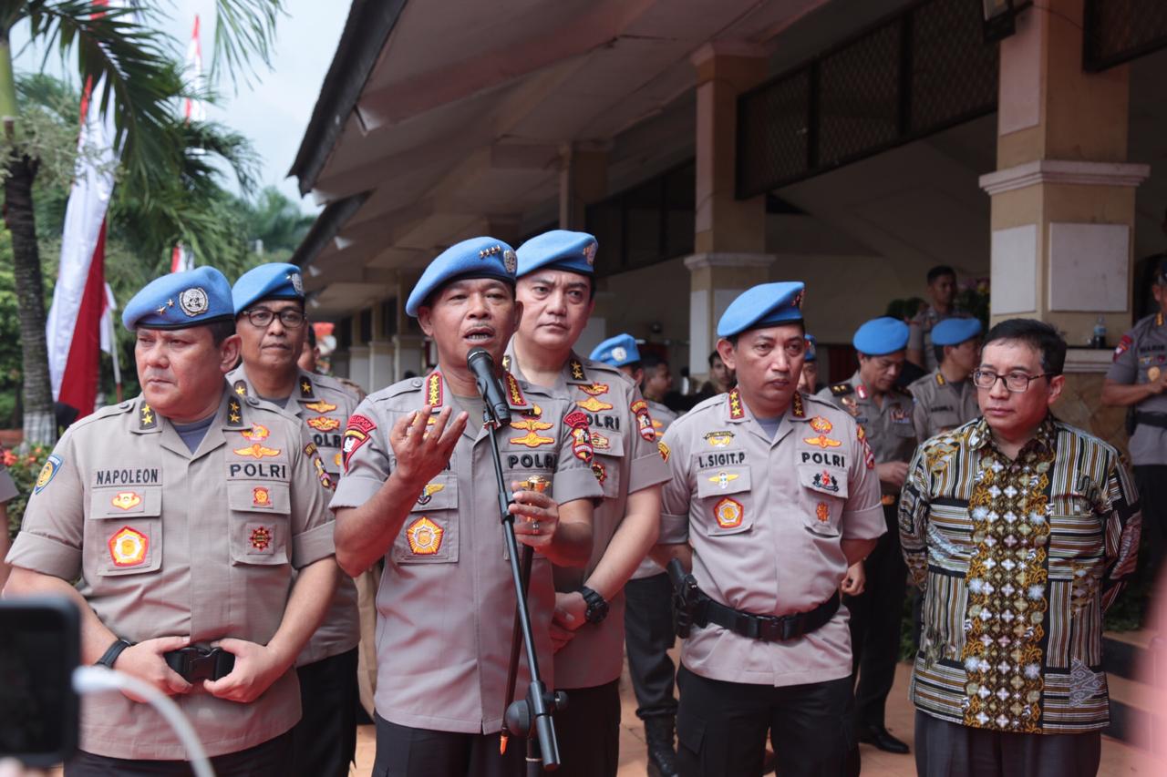Kapolri Jenderal Idham Azis Pimpin Pembaretan Kontingen Satgas Misi Perdamaian PBB