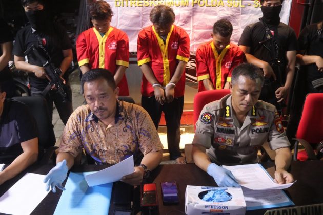 Resmod Polda Sulsel Berhasil Amankan Pelaku di Wilayah Polsek Rapocini