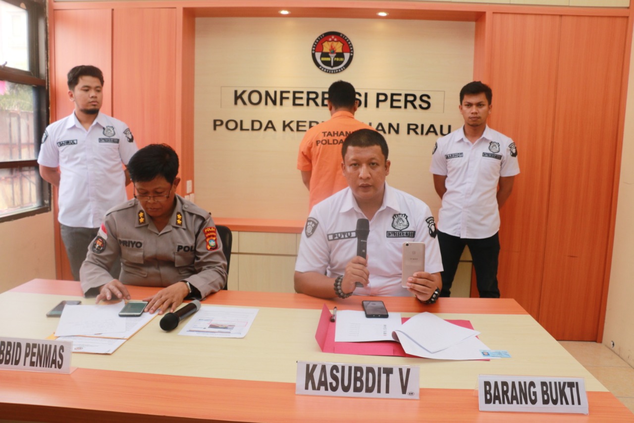 Tindak Pidana Penyebaran Berita Hoax Berhasil Di Ungkap Ditreskrimsus Polda Kepri