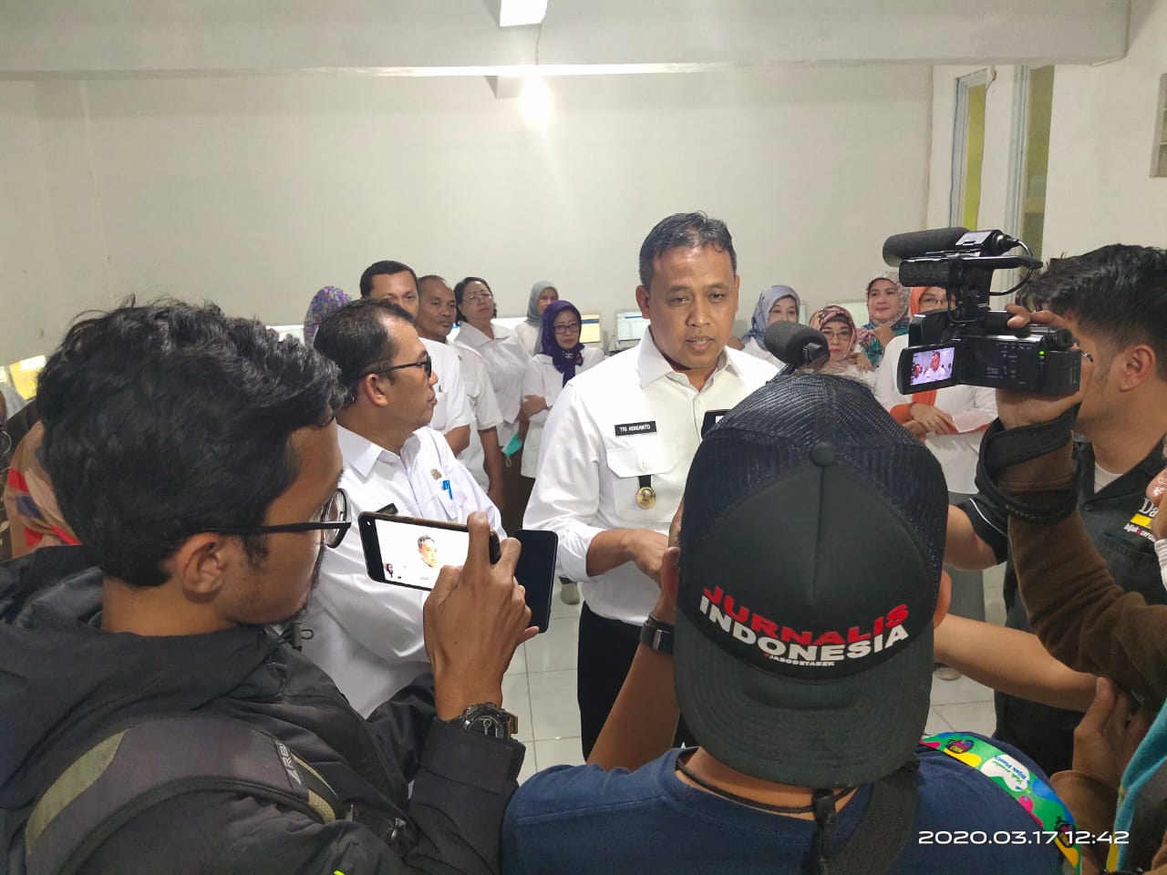 Wakil Walikota Bekasi Sidak Sekolah Pastikan Kegiatan Belajar Mengajar Berjalan Lancar Melalui Daring