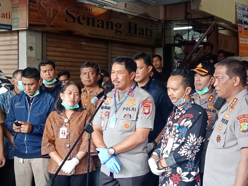 Kapolda Metro Jaya Bersama Jajaran Lakukan Sidak Ke Pasar Palmerah