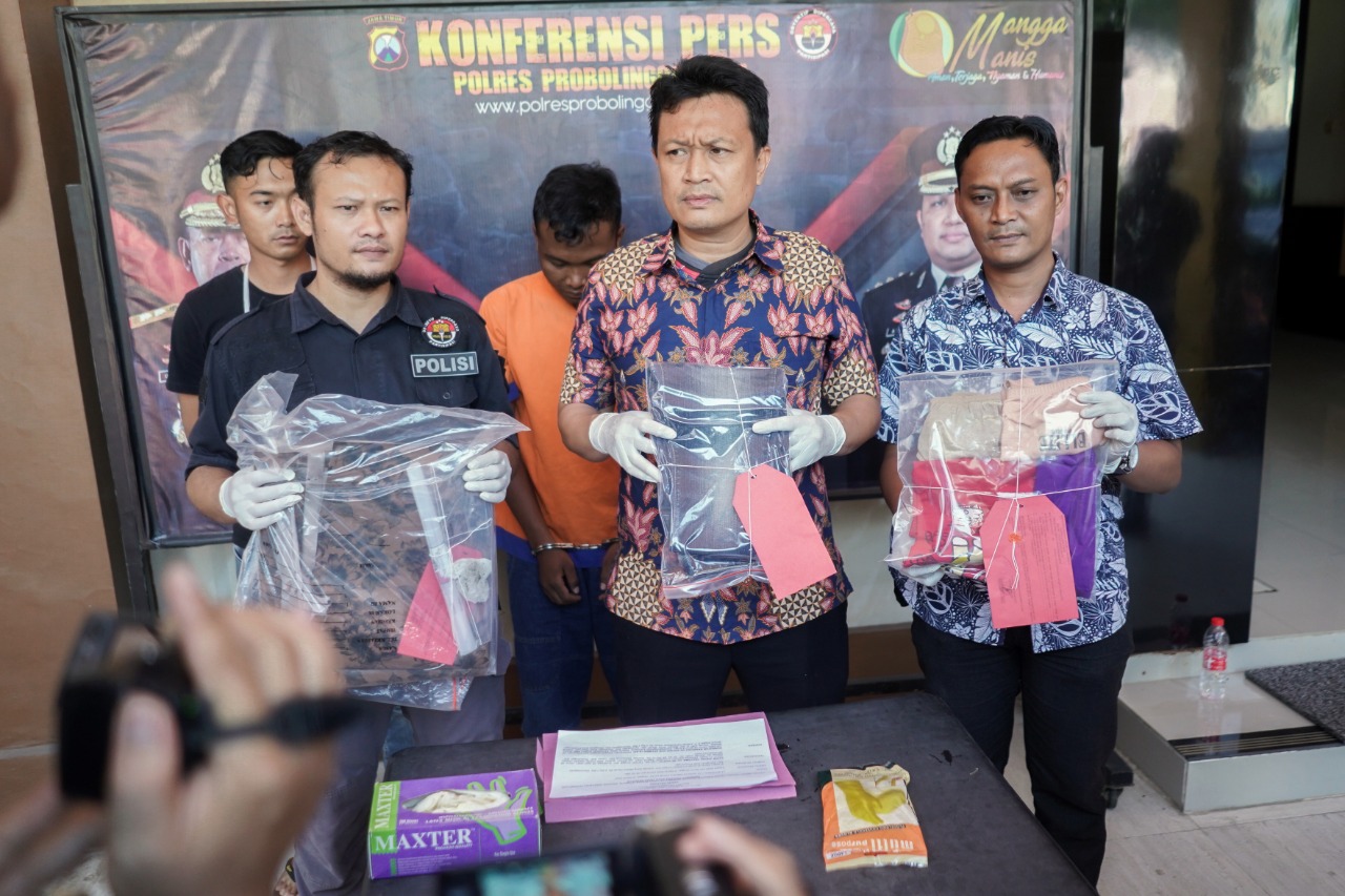 Polres Probolinggo Kota Berhasil Menangkap Pemerkosa Rekan Kerja Yang Sedang Pingsan