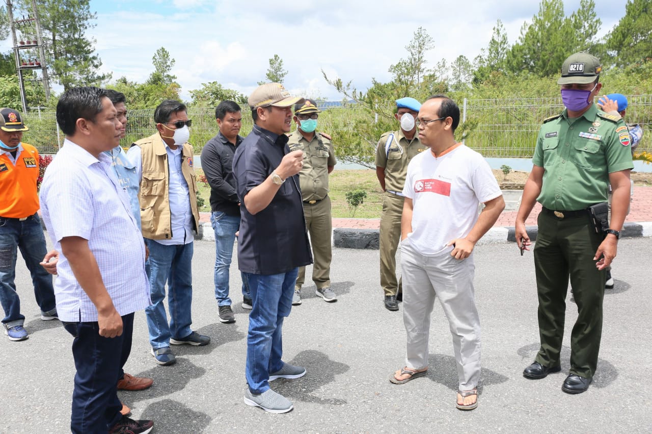 Bupati Taput Tinjau Perumahan PT. SOL,Ltd Pantau Pendatang Baru Pekerja Asing dan Lokal “Pencegahan Covid 19