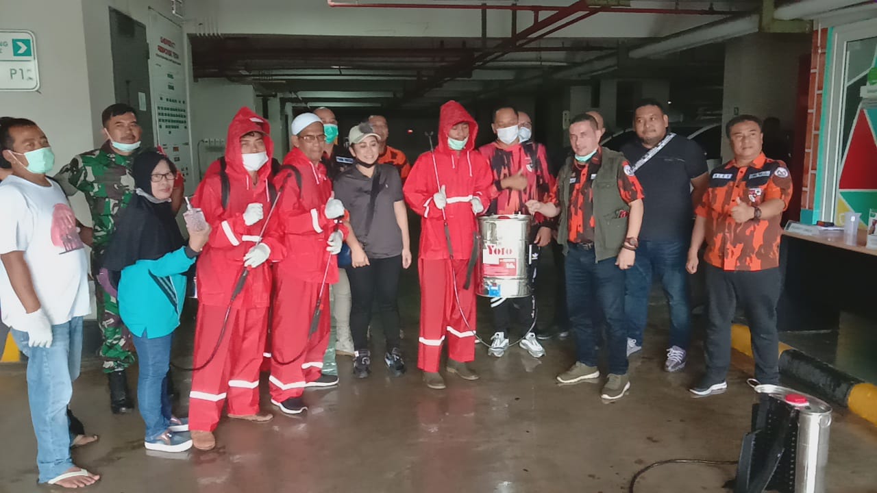 Pemuda Pancasila Lepas Tim Relawan Cegah COVID-19