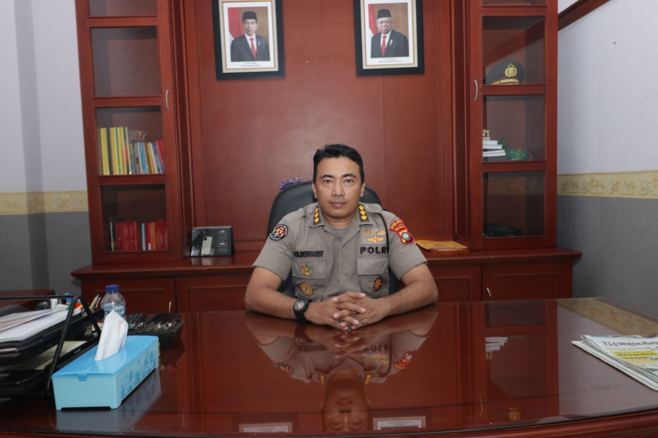 Polda Kepri Berikan Himbauan Pencegahan Covid-19