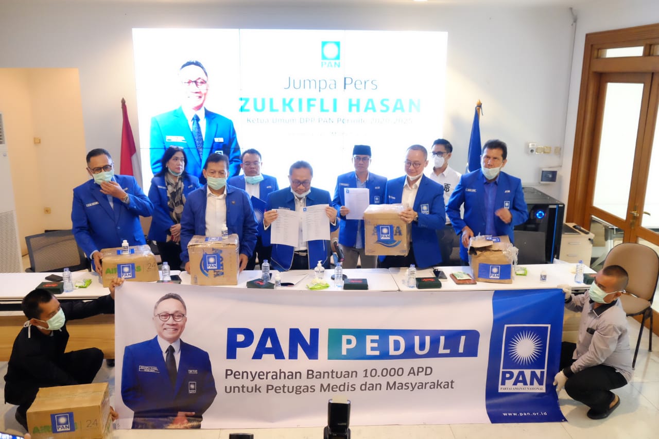 PAN Sampaikan Belasungkawa Untuk Korban Corona, Siap Salurkan 10 Ribu APD