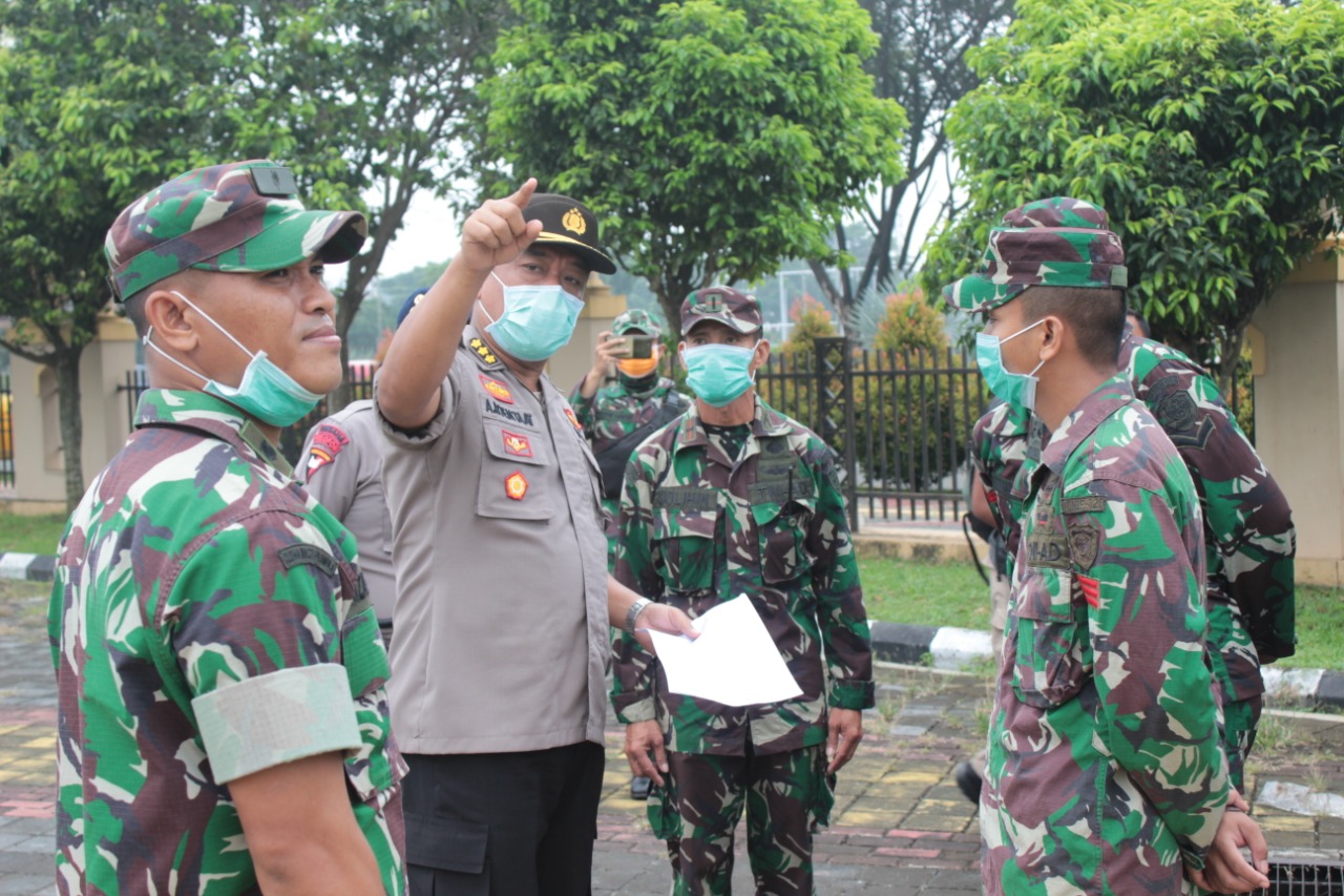 Sinergitas TNI-Polri dan Forkopimda Tangani Covid-19 di Banten