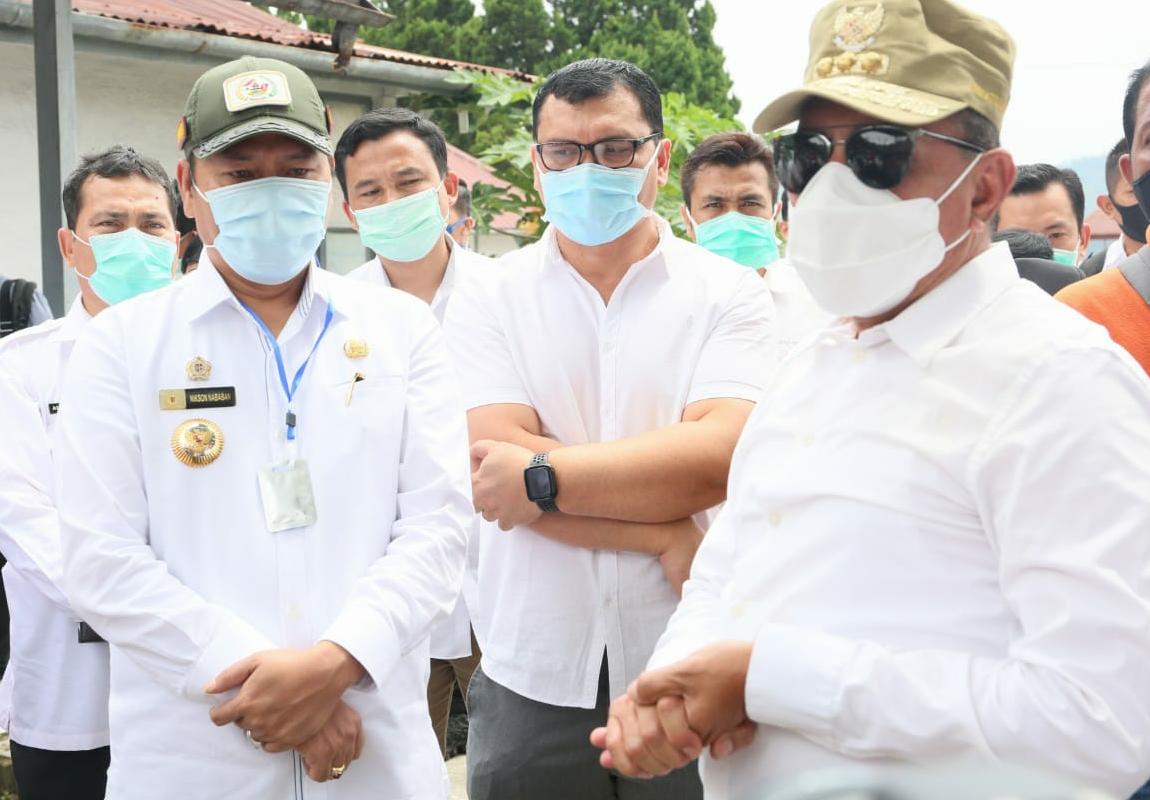 Bupati Taput Bersama Forkopimda Sambut Kunker Gubsu”,Tinjau RSUD Tarutung,Rumkit Rujukan Penanganan Pasien COVID 19