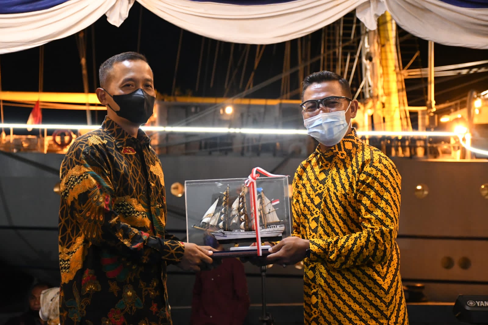 Pangkalan TNI AL Sabang Gelar Malam Kesenian Taruna Akademi Angkatan Laut di Pondok Rekreasi Dermaga Lanal Sabang