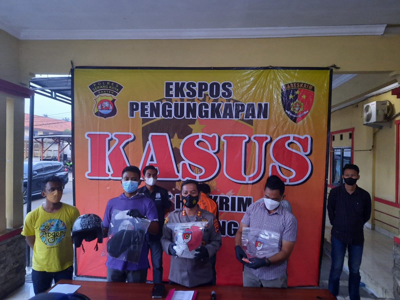 Pelaku Pencuriaan Modus Pecah Kaca Diamankan Polres Serang Kota Polda Banten