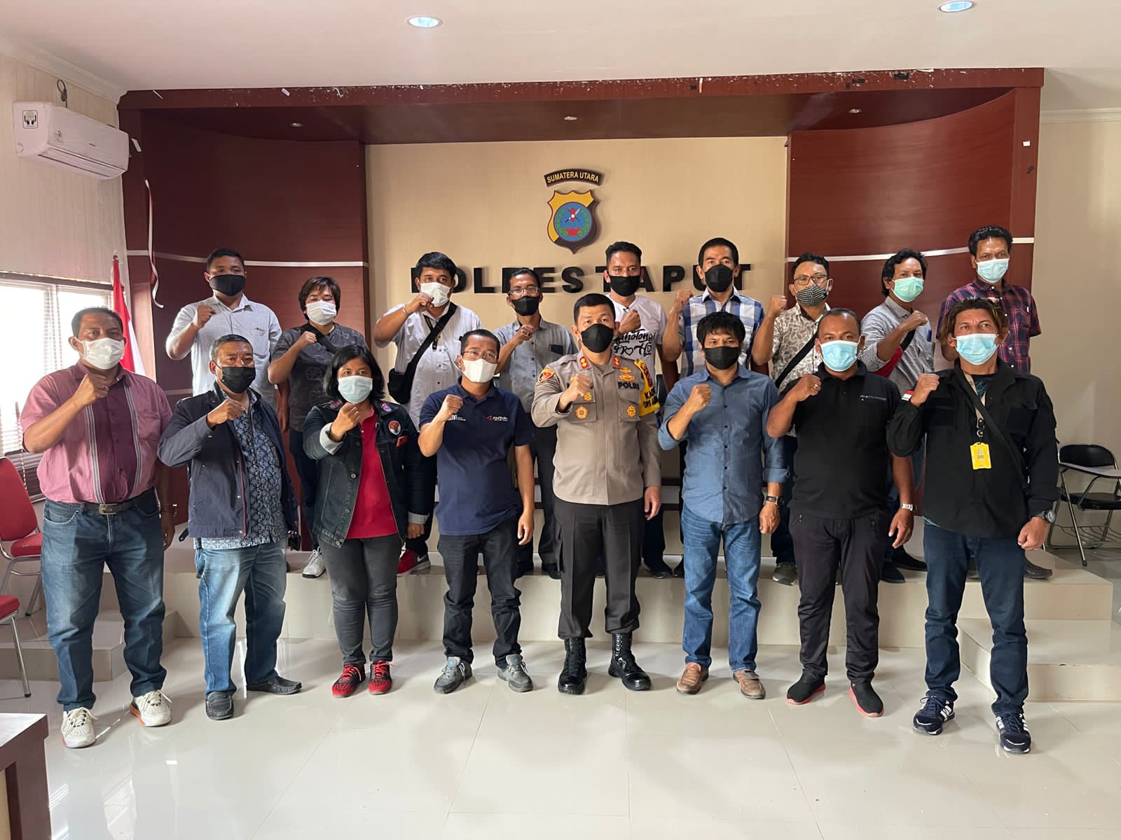 Kapolres Taput Berharap SMSI Menjadi Mitra Pemberitaan Yang Sifatnya Positif