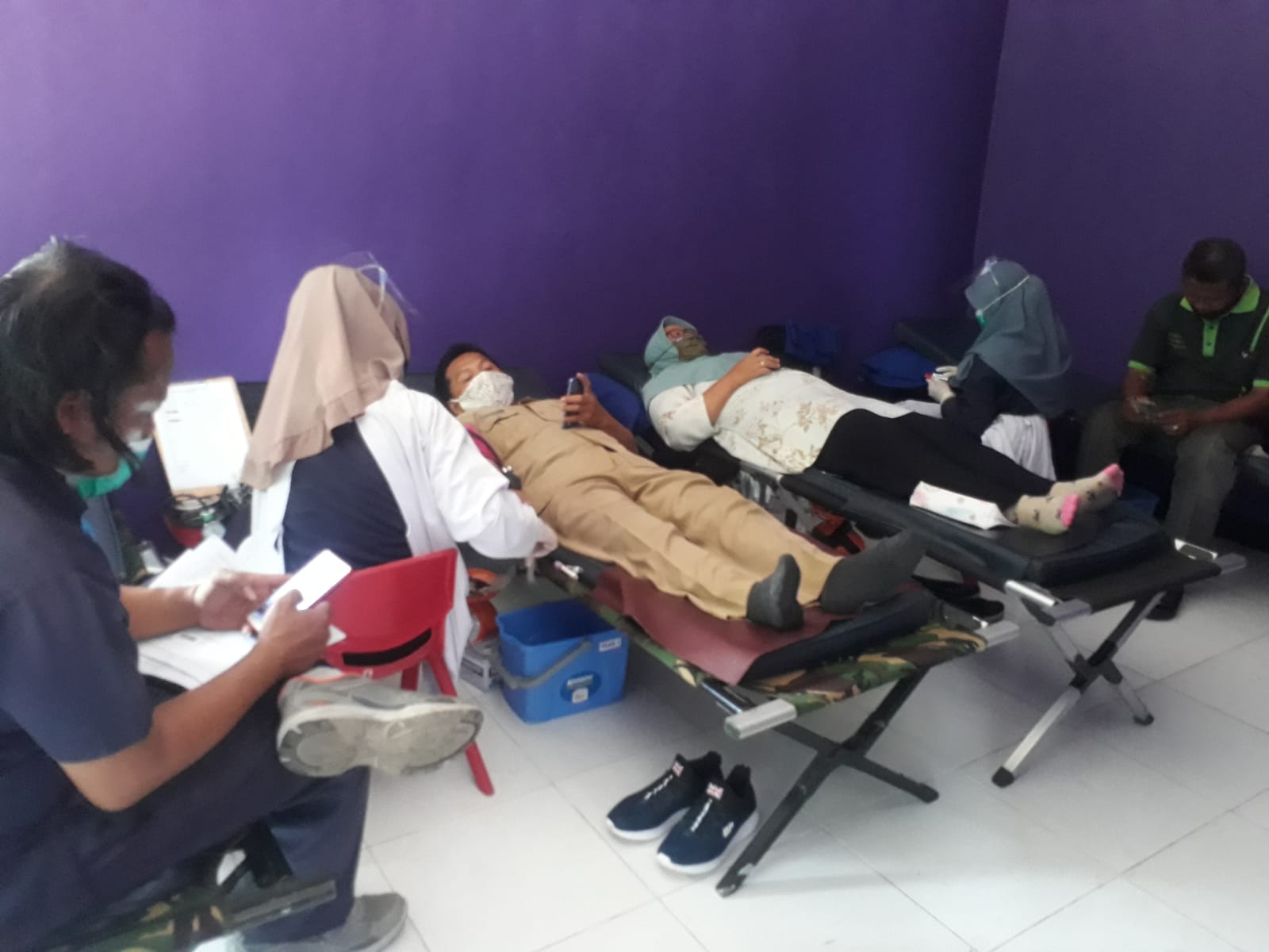 Untuk Memenuhi Stok Darah PMI Rajeg Giat Donor ke-16 Kali