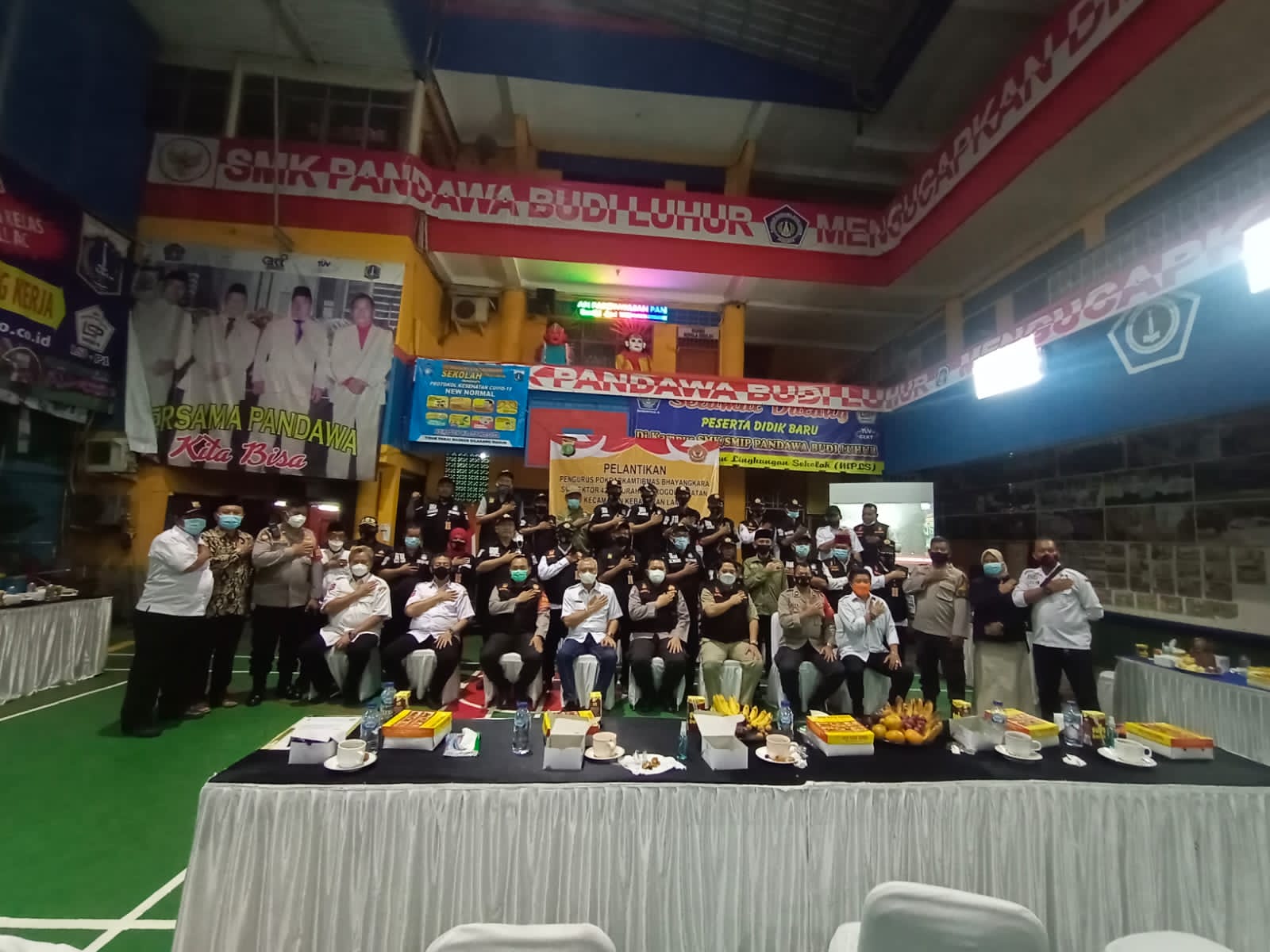 Pelantikan Pengurus Pokdarkamtibmas Bhayangkara Subsektor 42 Grogol Selatan