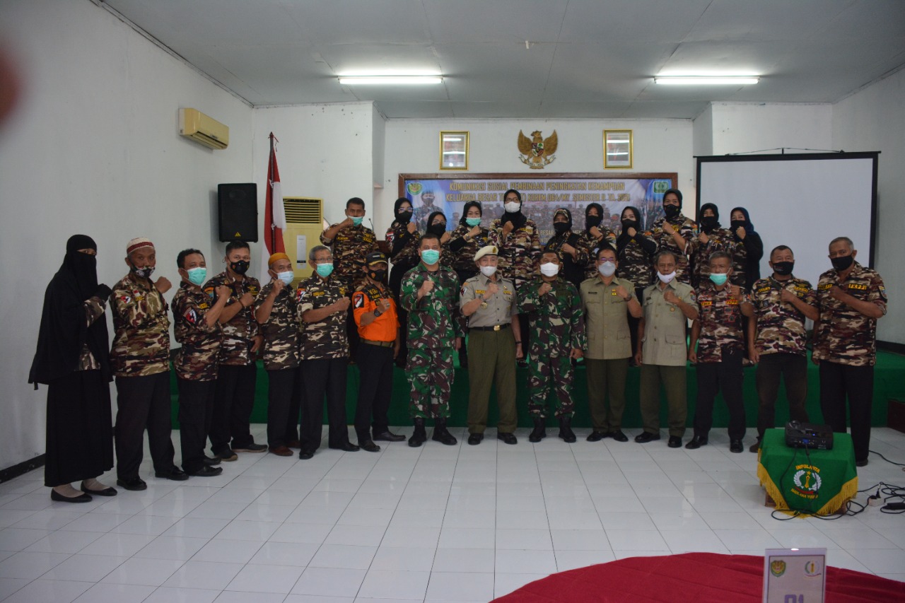 Gelar Komunikasi Sosial, Danrem 064/MY Ajak KBT Tingkatkan Kesadaran Bela Negara