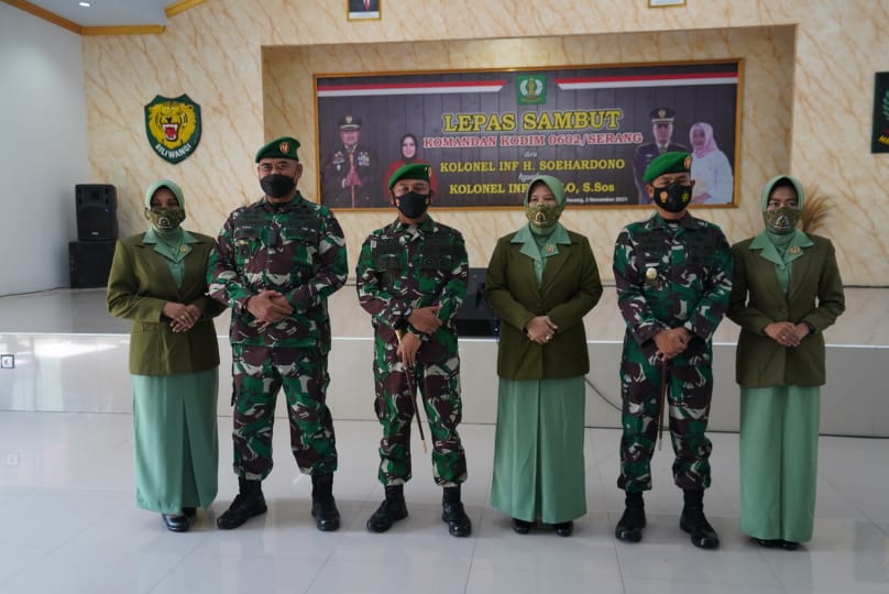 Dandim 0602/Serang Serah Terima Jabatan, Ini Pesan Danrem 064/MY