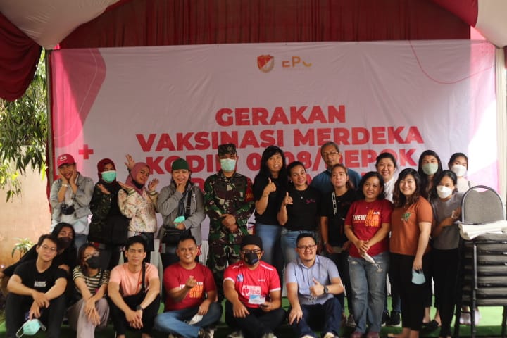 Gereja GBI ERC Sawangan Depok, Peduli dengan Umat Beragama Gelar Vaksinasi