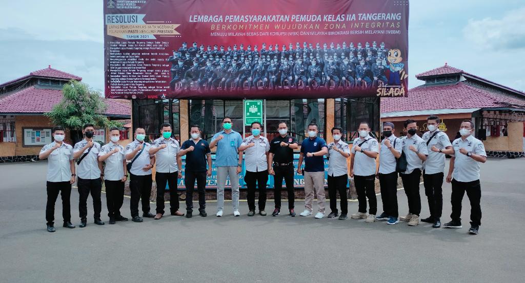 Studi Tiru Pembangunan ZI, Lapas Pemuda Kelas IIA Tangerang Terima Kunjungan Lapas Kelas III Rangkasbitung