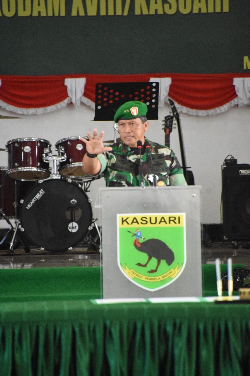 Pangdam Kasuari: Prajurit Di Papua Bukan Buangan, Justru Agar Mampu Selesikan Persoalan Papua
