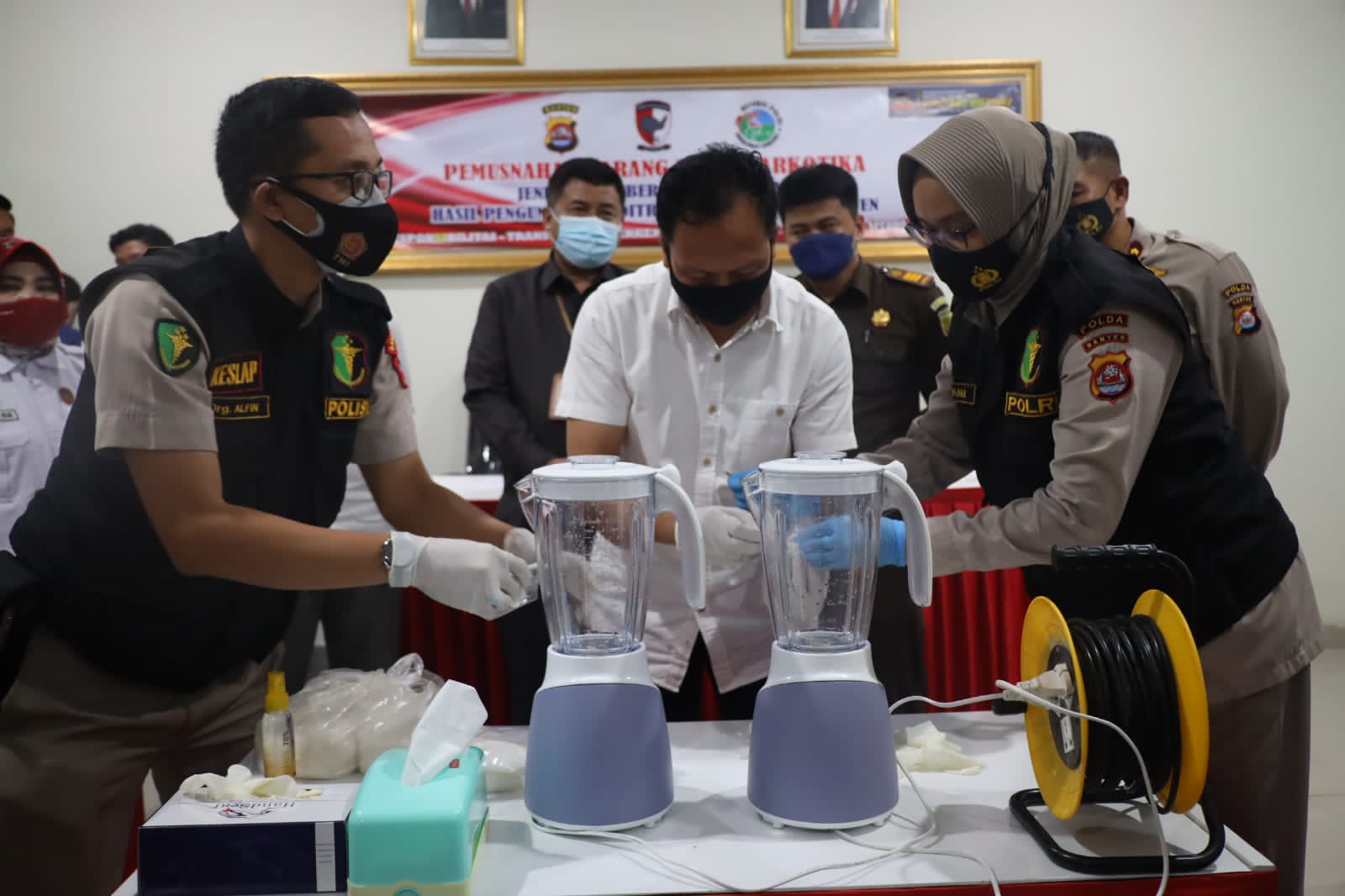 Selamatkan Ribuan Jiwa, Ditresnarkoba Polda Banten Musnahkan 270,22 gram Narkoba