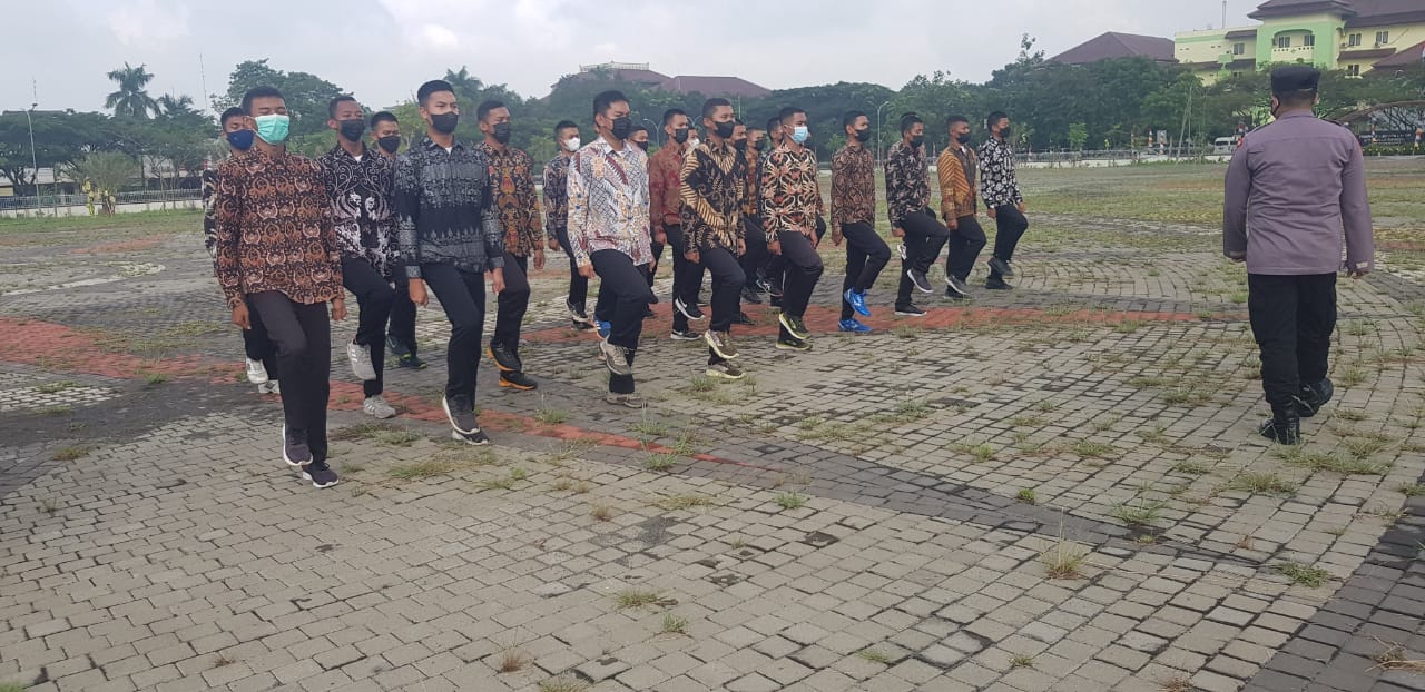 Polresta Tangerang Adakan Latihan PBB Untuk 50 Calon Siswa Polri tahun 2022 