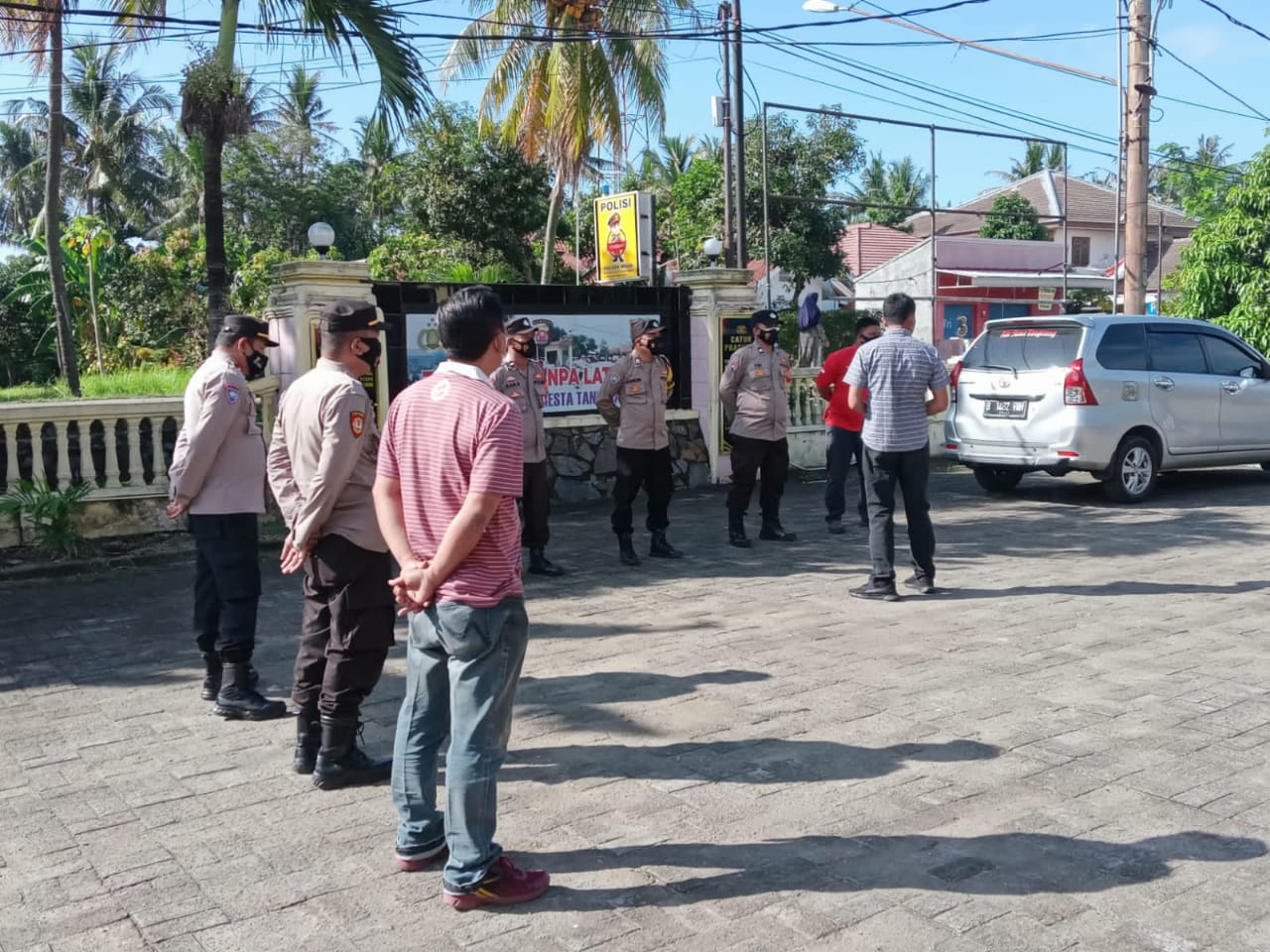 Bentuk Kedisiplinan Anggota, Polsek Mauk Polresta Tangerang Polda Banten Giat Apel Pagi.