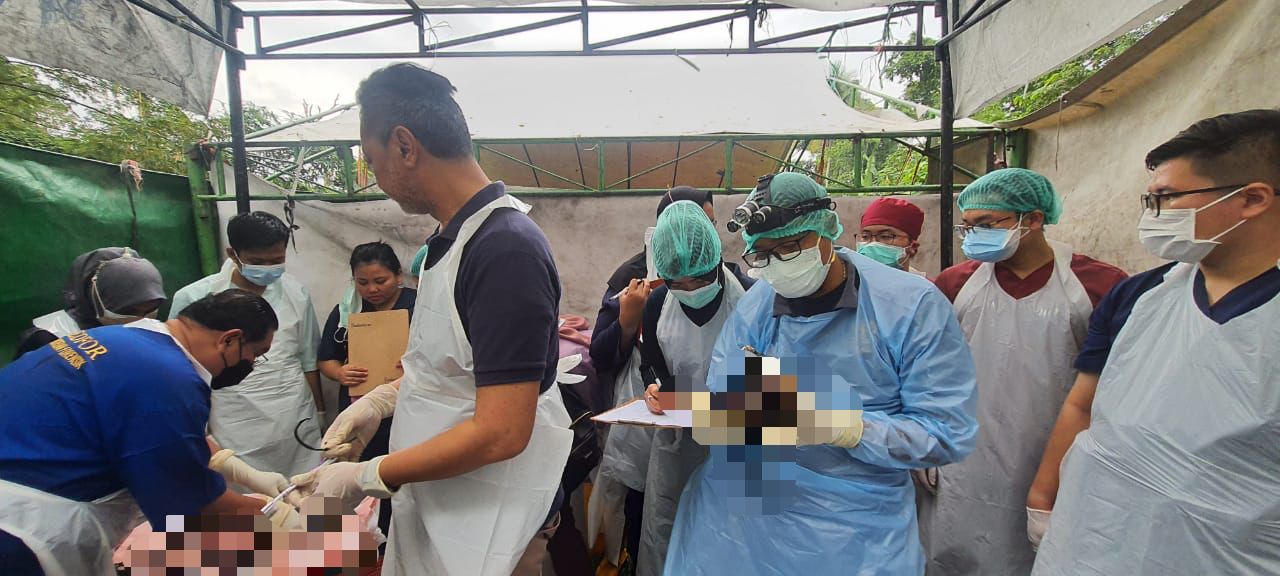 Biddokkes Polda Banten Ekshumasi Dan Dental Otopsi Terhadap Jenazah Diduga Korban Tindak Pidana