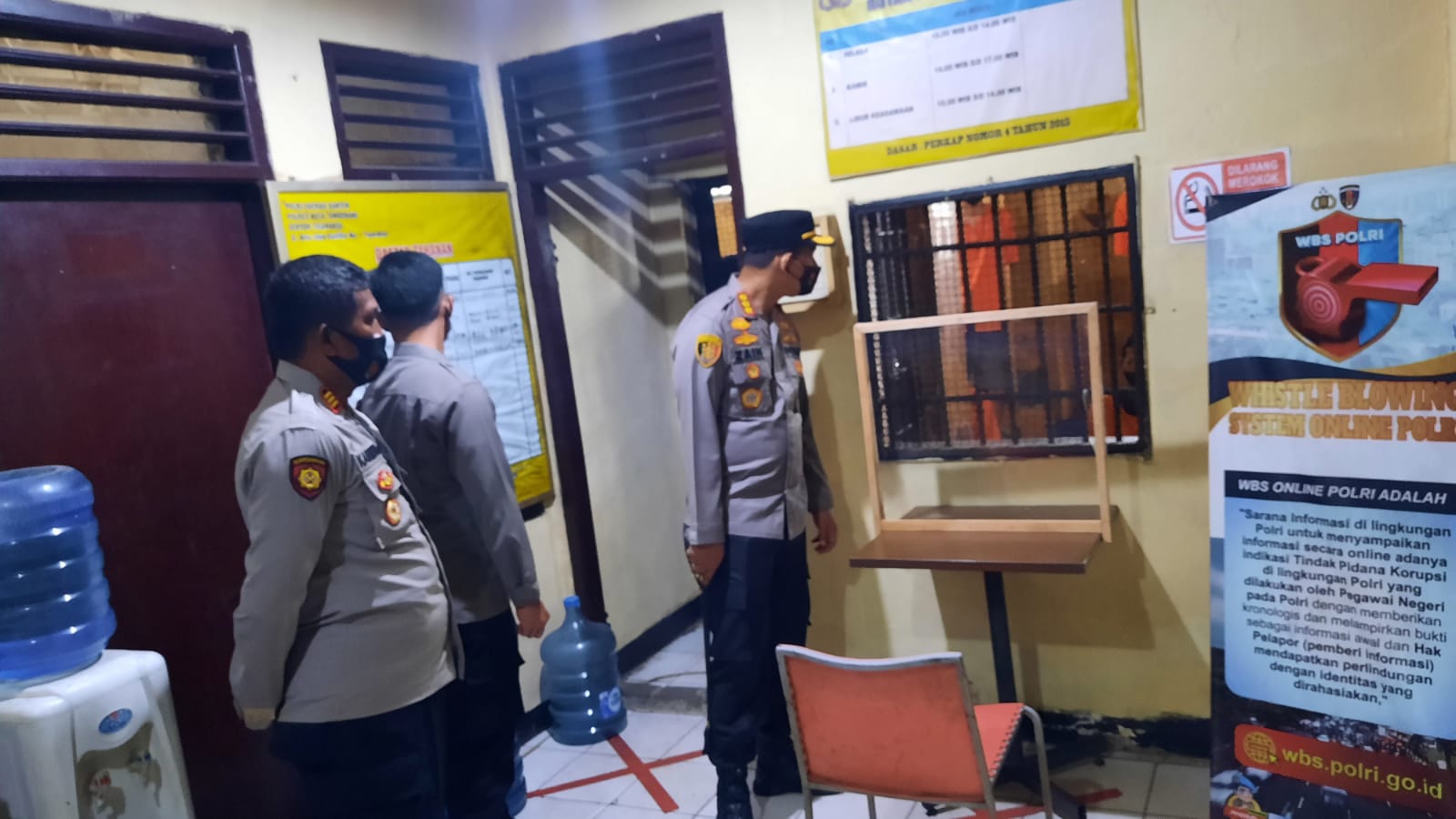 Kapolsek Tigaraksa Dampingi Kapolresta Tangerang Dalam Kunjungan Kerja Ke Polsek Tigaraksa