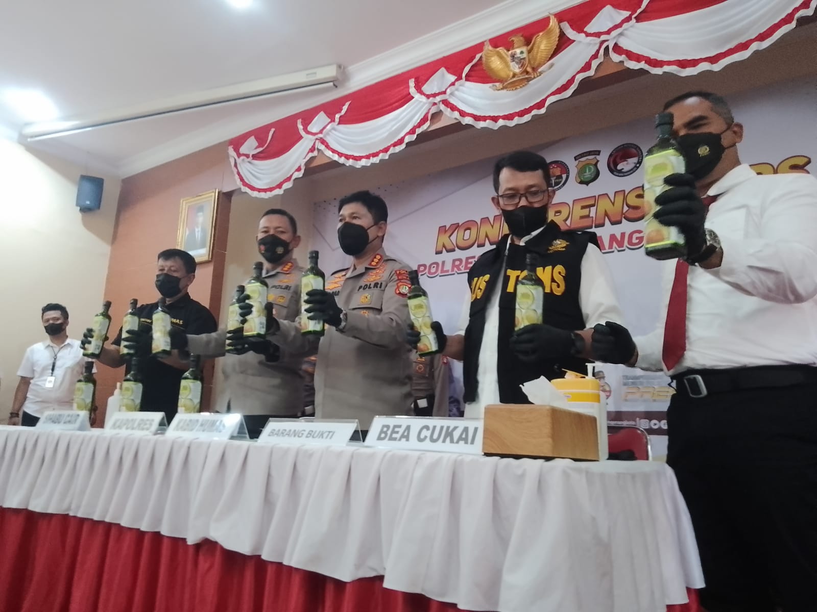 Satresnarkoba Polres Metro Tangerang Kota Berhasil Ungkap Narkotika Jenis Sabu Cair