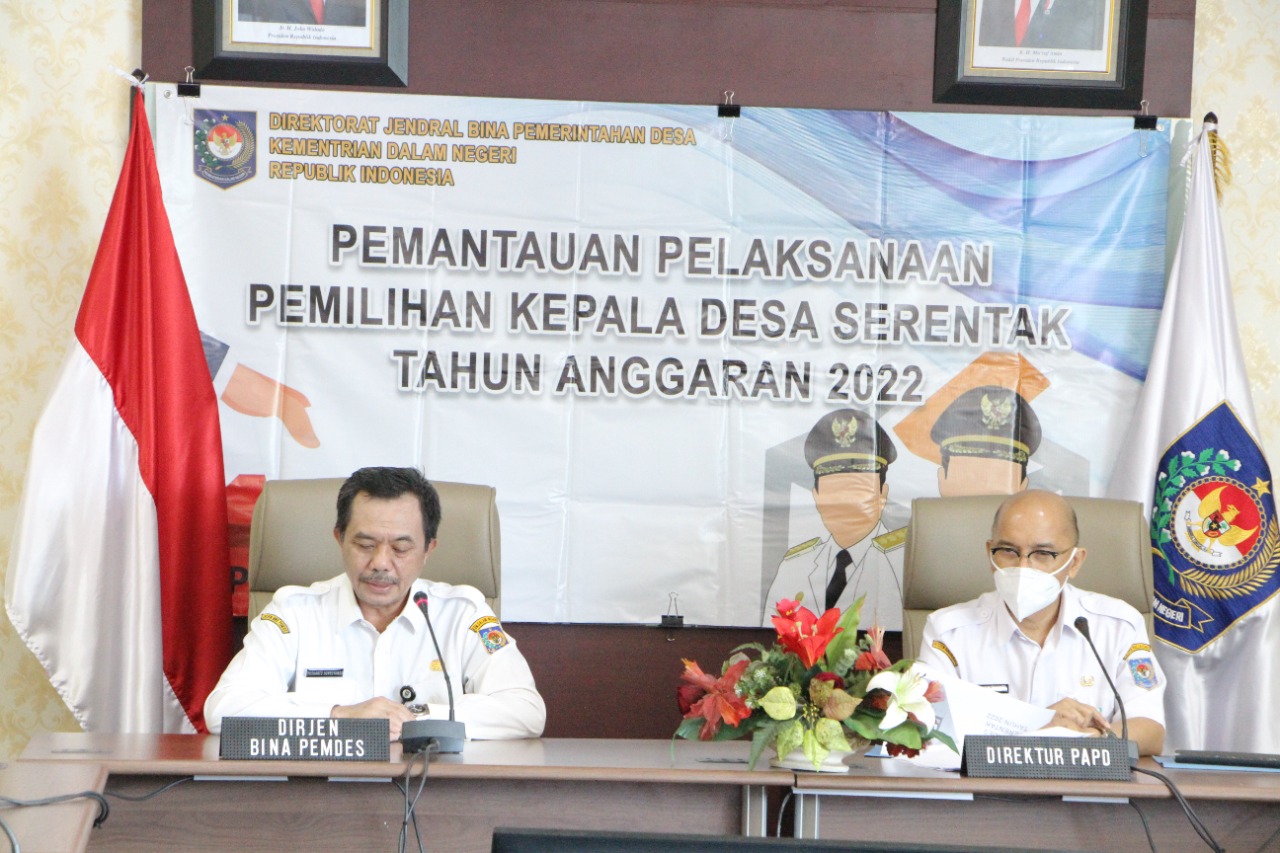 Ditjen Bina Pemdes Kemendagri Evaluasi Pelaksanaan Pilkades 2021 dan Songsong Pilkades 2022