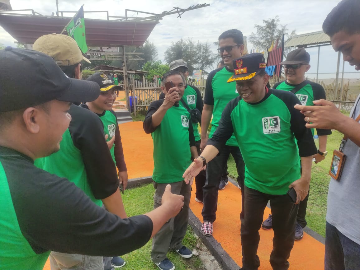 Wabup Drs Rahmang MM Hadiri Milad HMI ke-75 di  Green Talao Park (GTP) Ulakan (Poskota.net/Dok Ist)