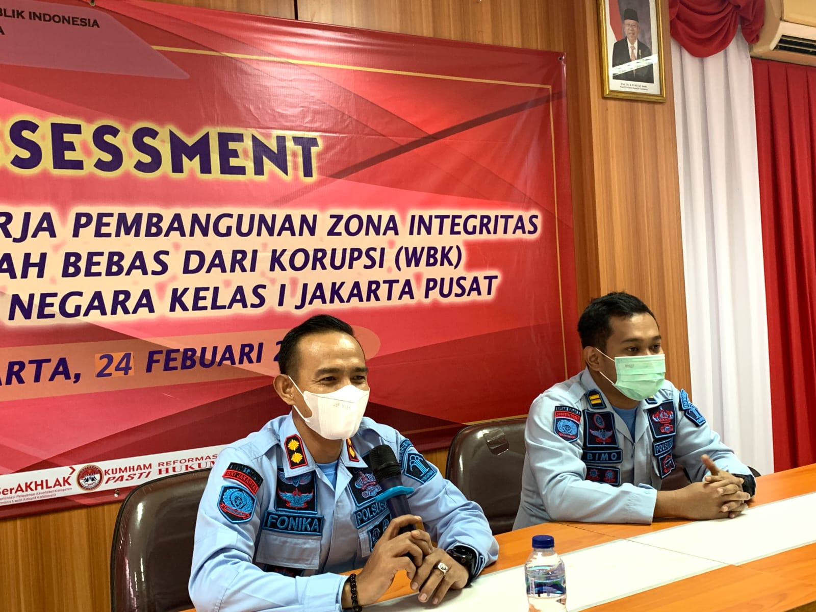 Rutan Kelas 1 Jakarta Gelar assessment Pembentukan Tim Kerja Pembangunan Zona Integritas menuju WBK