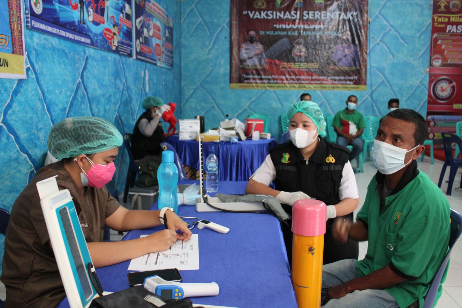 Warga Binaan Lapas Siborongborong KanwilKumham Sumut Terima Vaksin Boster