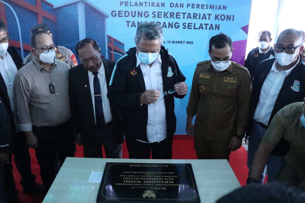 Pengurusan KONI Tangsel Tahun 2021-2025 Dilantik