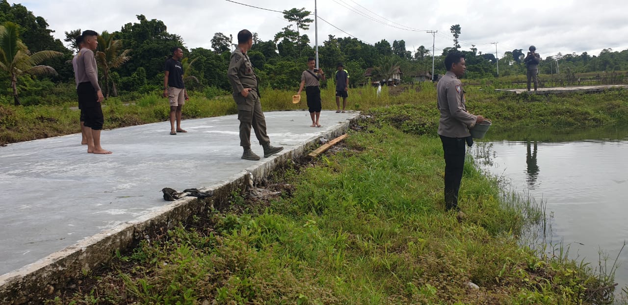 Satgas Binmas Kembali Lakukan Pengecekan Spot Perikanan di Kampung Moruku Yahukimo