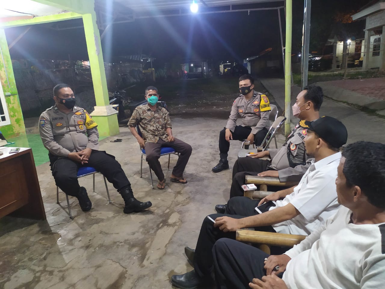 Polsek Mauk Polresta Tangerang Giat Commander Wish Kapolda Banten Yuk Ngopi Wae