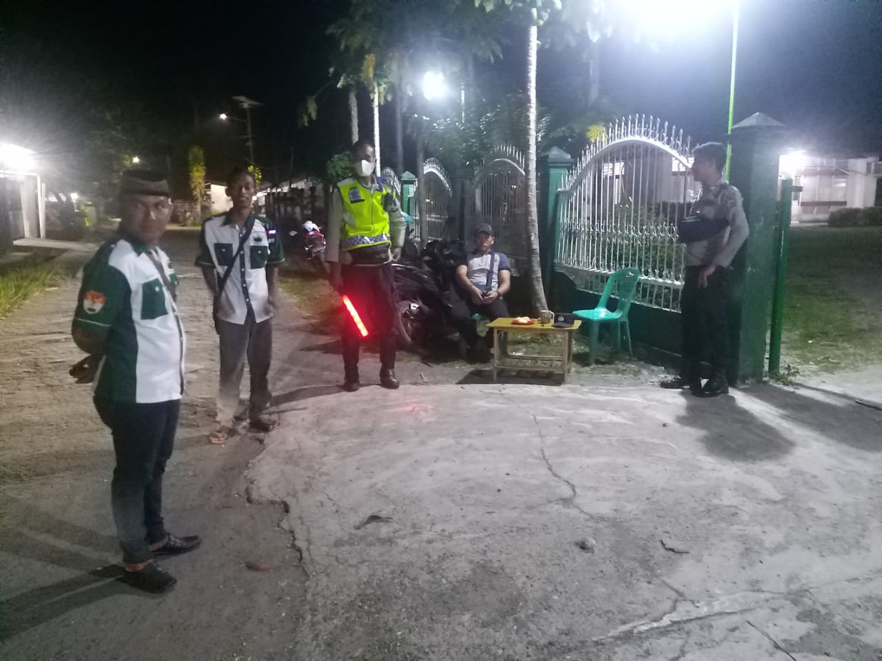 Polres Nabire Laksanakan Pengamanan Pada Malam Sholat Tarawih