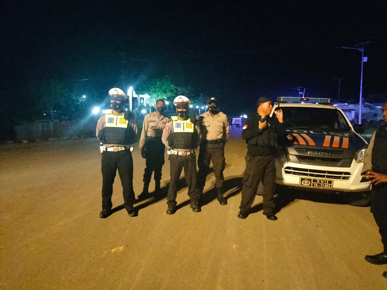 Polres Boven Digoel Kerahkan Puluhan Personel Dalam Mengamankan Jalannya Shalat Tarawih