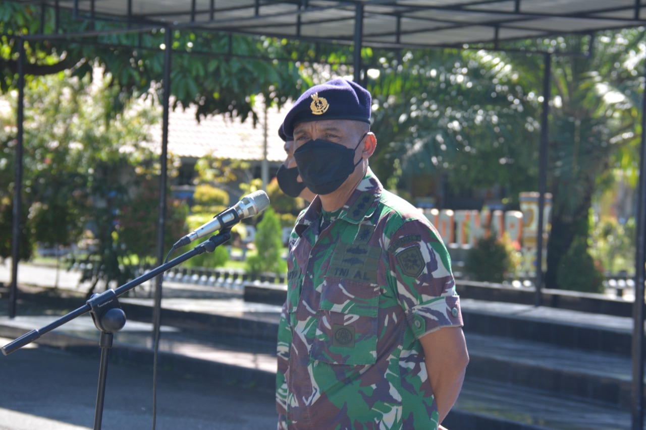 Antisipasi Unras Anarkis, Lantamal X gelar Apel Kelengkapan Prajurit