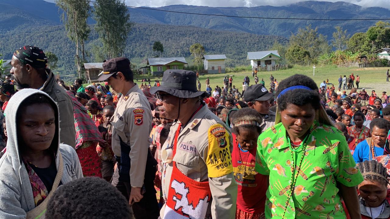 Sambut Paskah di Intan Jaya, Polisi Amankan Ibadah Jumat Agung dan Prosesi Jalan Salib