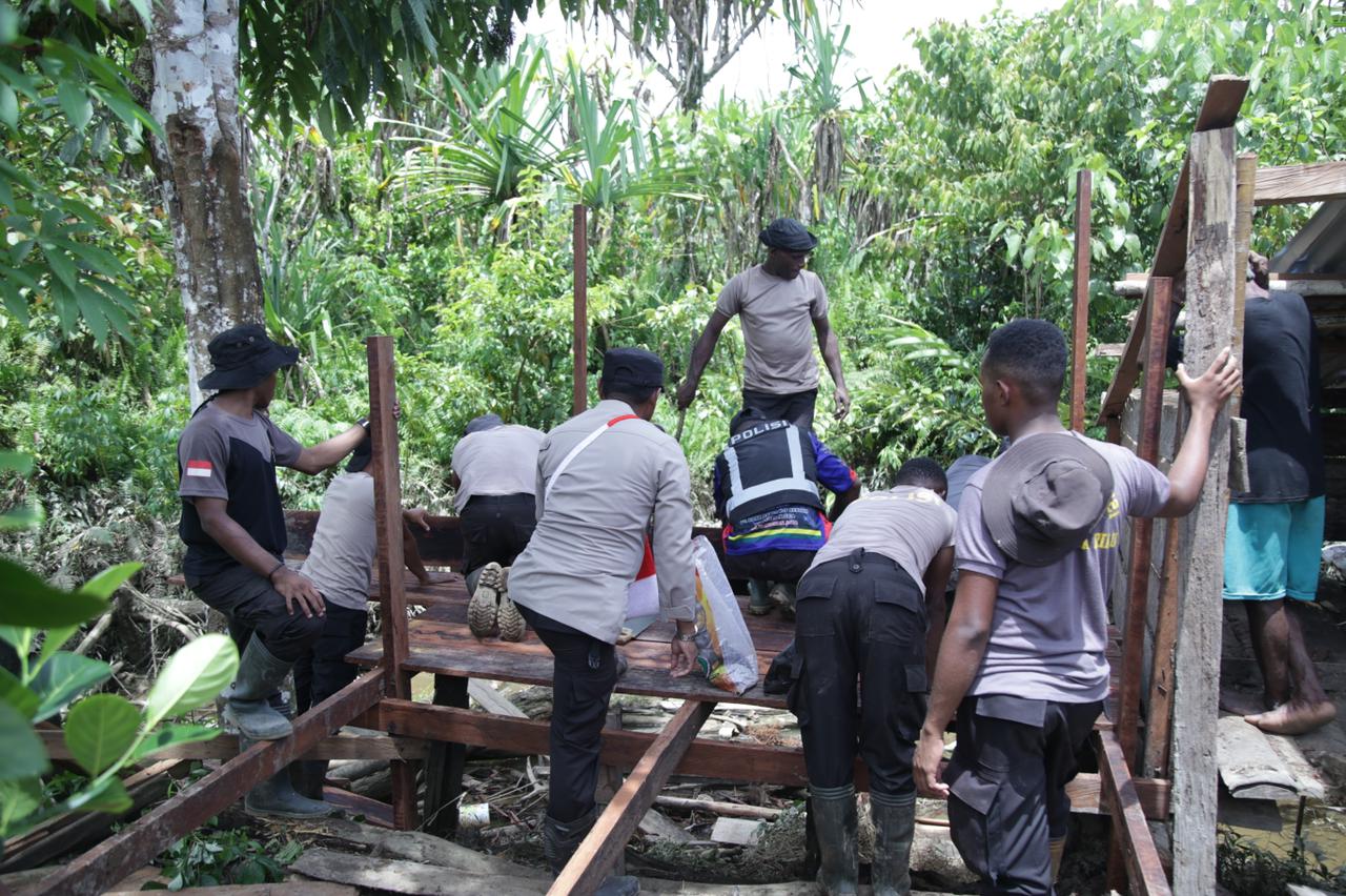 Dorong Ekonomi Masyarakat Mandiri Satgasres Binmas Noken Wilayah Nduga Gencarkan Program Kasuari