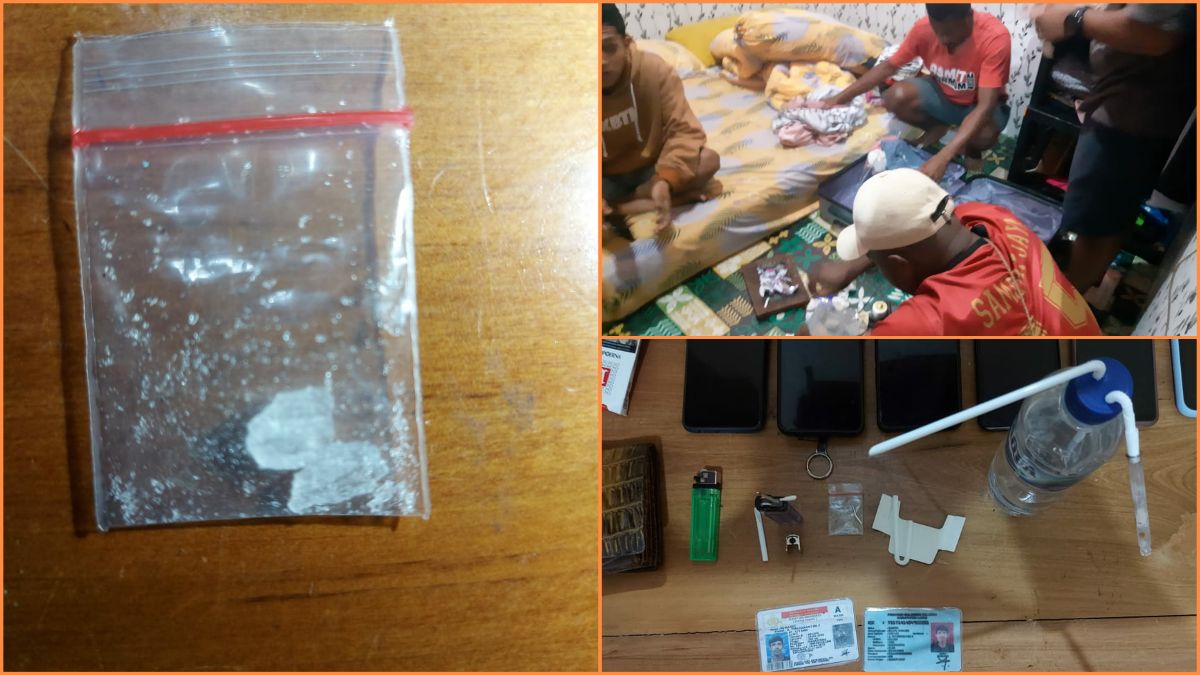 Polisi Berhasil Amanan Tiga Pelaku Penyalahgunaan Narkotika Jenis Sabu