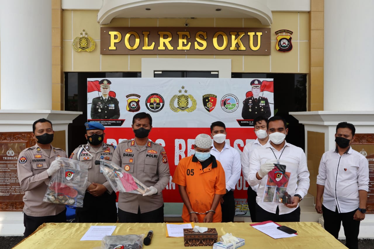Satreskrim Polres Oku Ungkap Kasus Pelaku Pembunuh Zulkifli Als Ujang Dawer