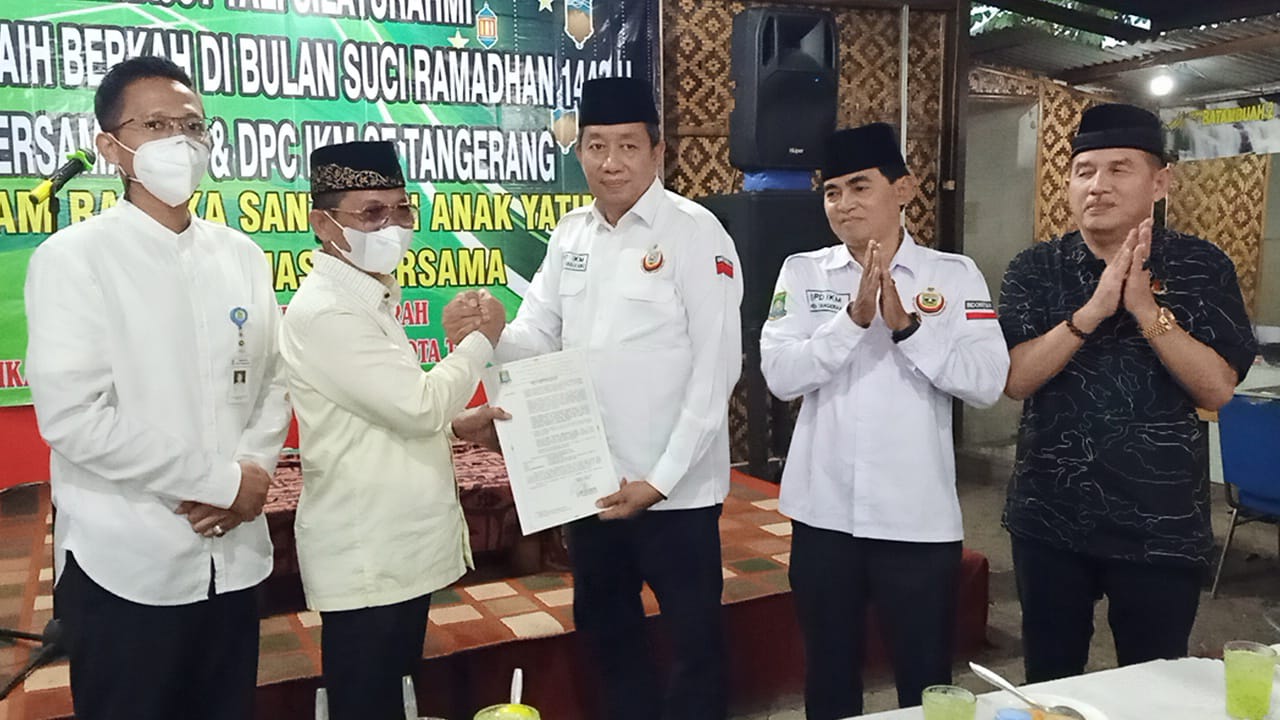 Dihadiri Wakil Walikota Tangerang, IKM Kota Tangerang Santunin Ratusan Anak Yatim