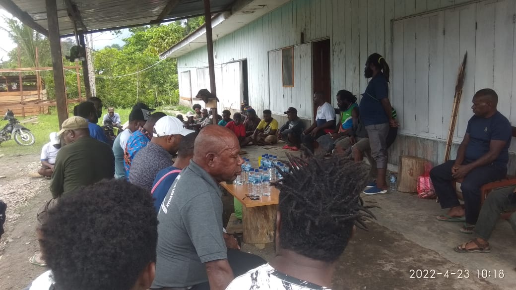 Polisi Mediasi 2 Kelompok Yang Bertikai di Mamberamo Raya Jumat Kemarin