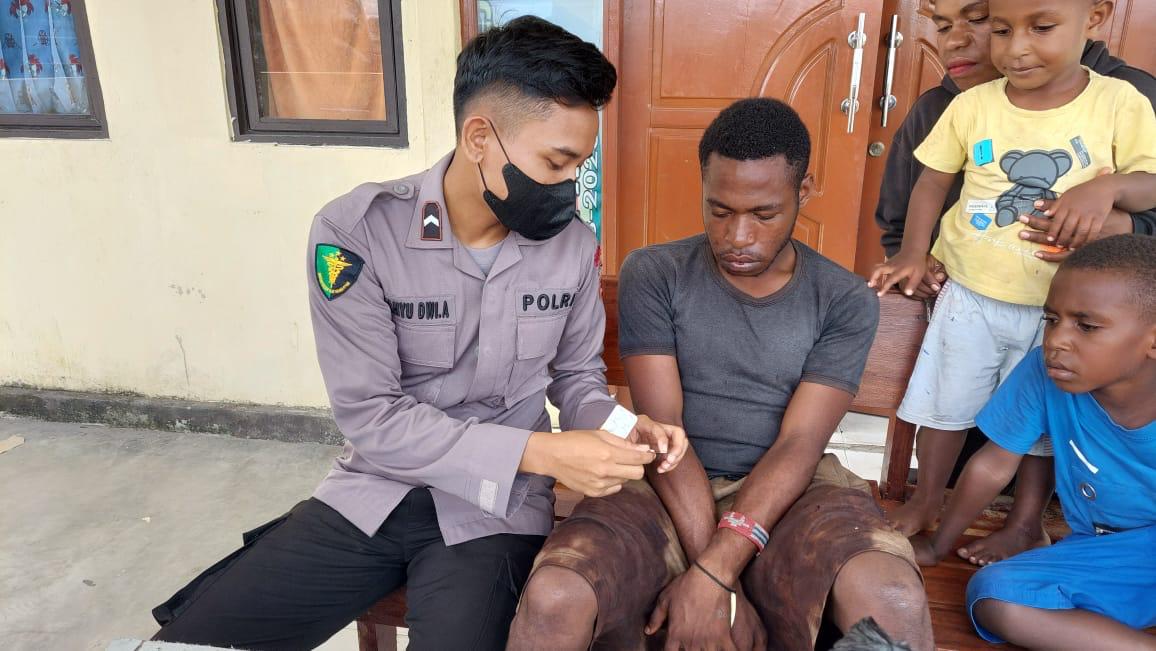 Binmas Noken Wilayah Nduga Rutin Berikan Pelayanan Kesehatan Kepada Masyarakat Di Kabupaten Nduga