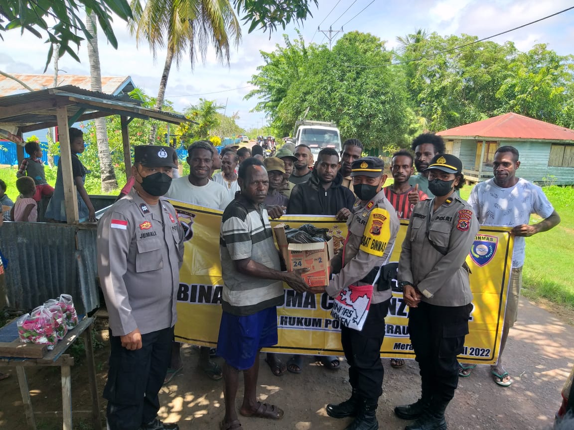 Polres Merauke Gencar Laksanakan Operasi Bina Kusuma Cartenz 2022