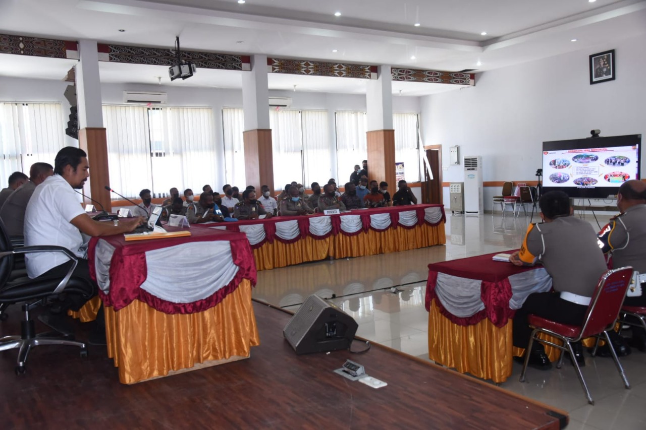 Polda Papua Gelar Latpra Ops Ketupat Cartenz 2022